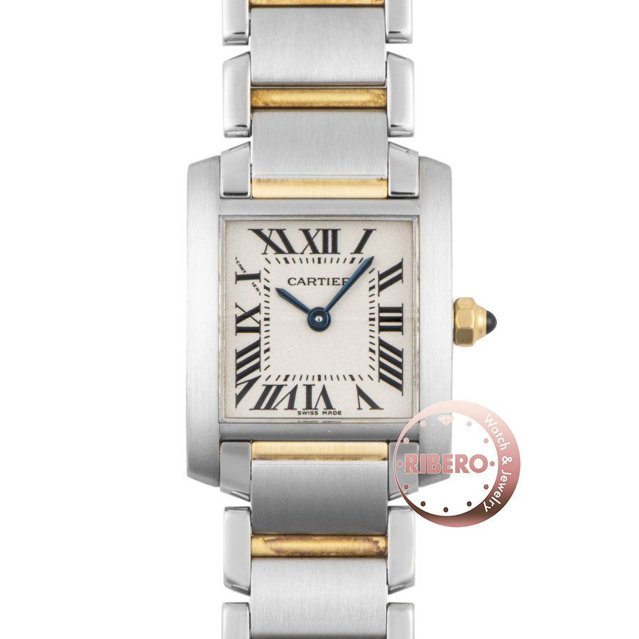 カルティエ タンクフランセーズSM W51007Q4 SS/YG