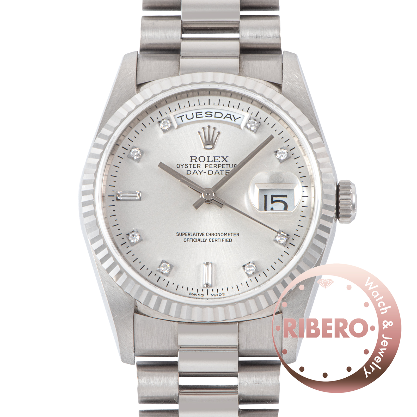 ロレックス デイデイト 18239 A番 ノンポリッシュ シール付き