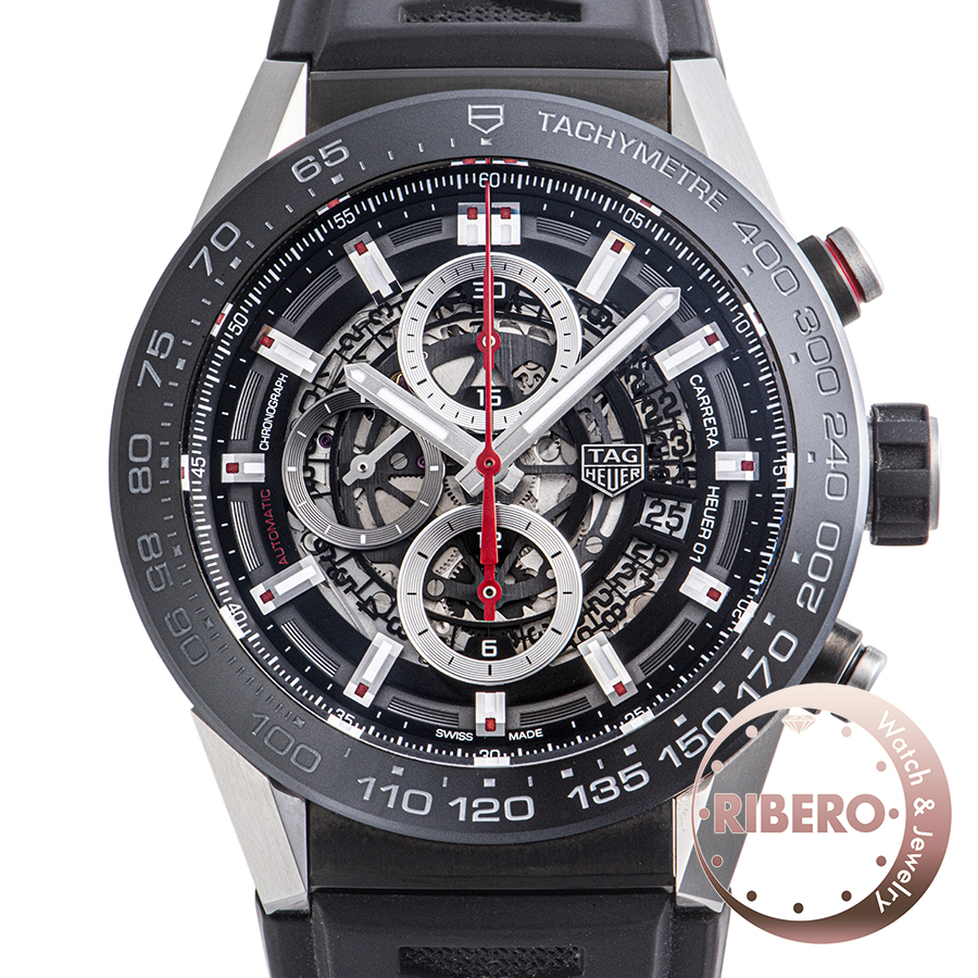 タグホイヤー カレラ キャリバー ホイヤー01 クロノグラフ CAR2A1Z-0