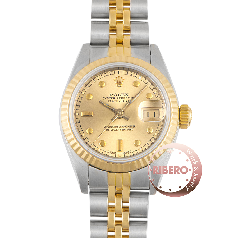 ロレックス デイトジャスト 69173 1986年製 ピンボールインデックス