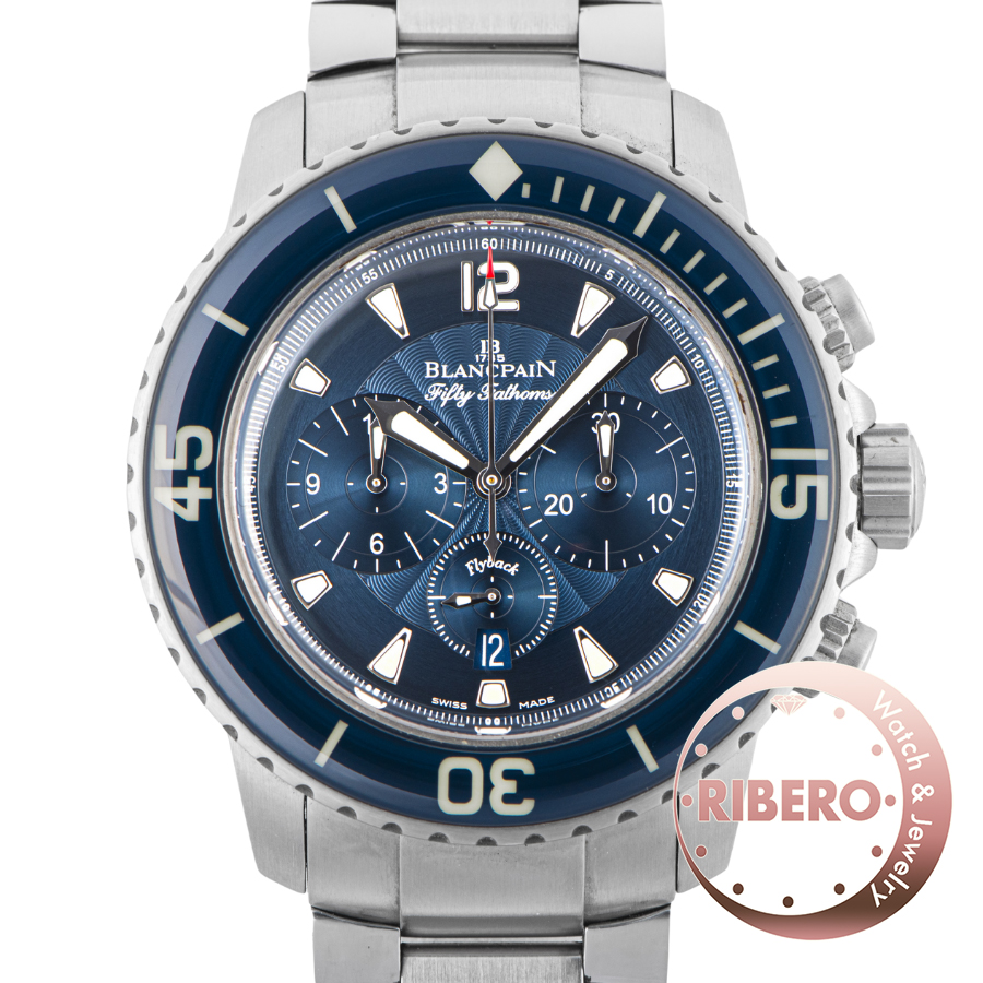 ブランパン フィフティファゾムス フライバッククロノグラフ 5085FB-1140-71B
