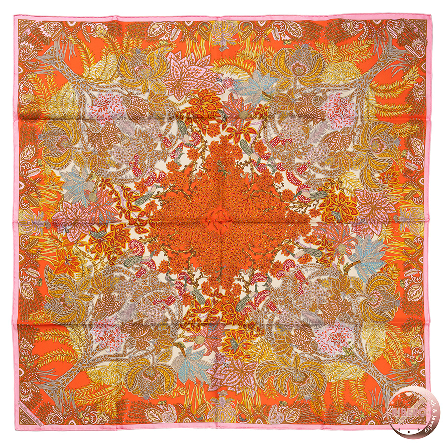 エルメス カレ90 Maitres de la Foret 森を司るもの スカーフ