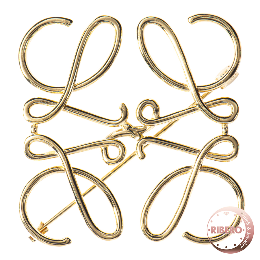 ロエベ アナグラム ブローチ