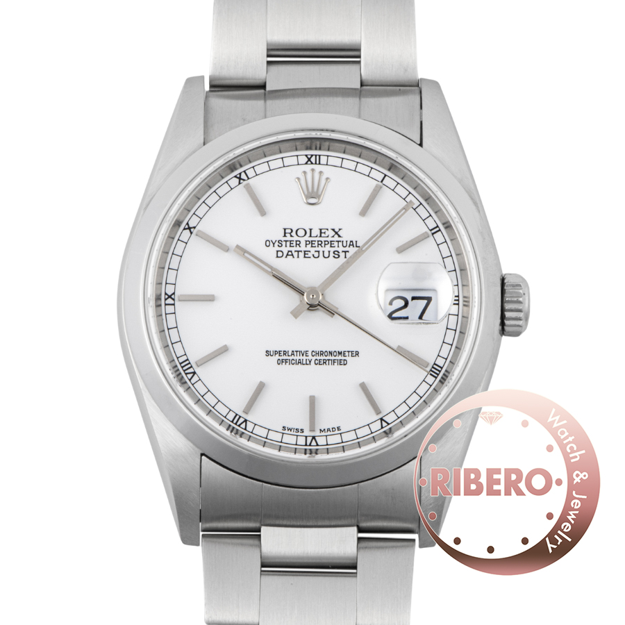 ロレックス デイトジャスト 16200 D番 ノンポリッシュ