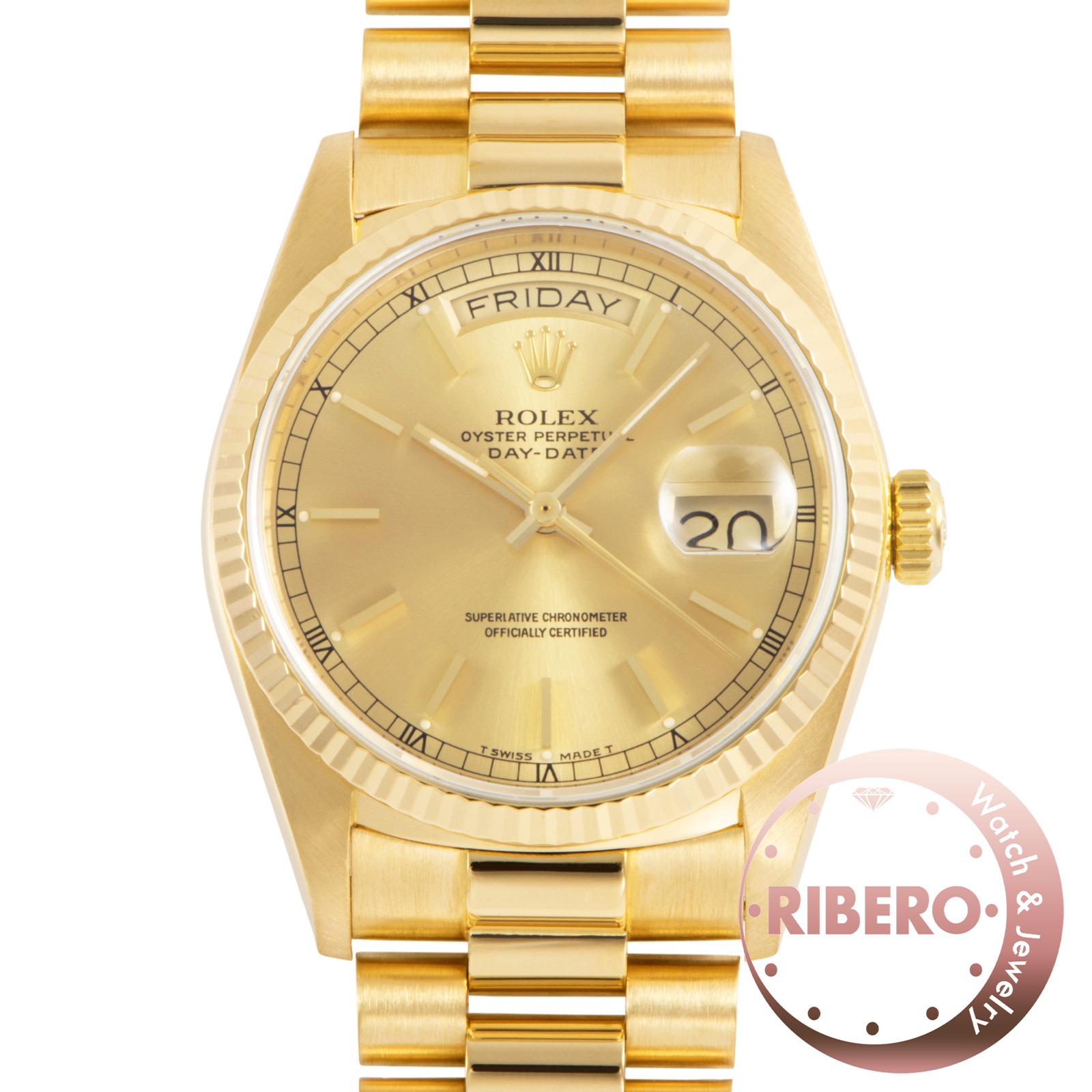 ロレックス デイデイト 18038 1986年製 Tritium