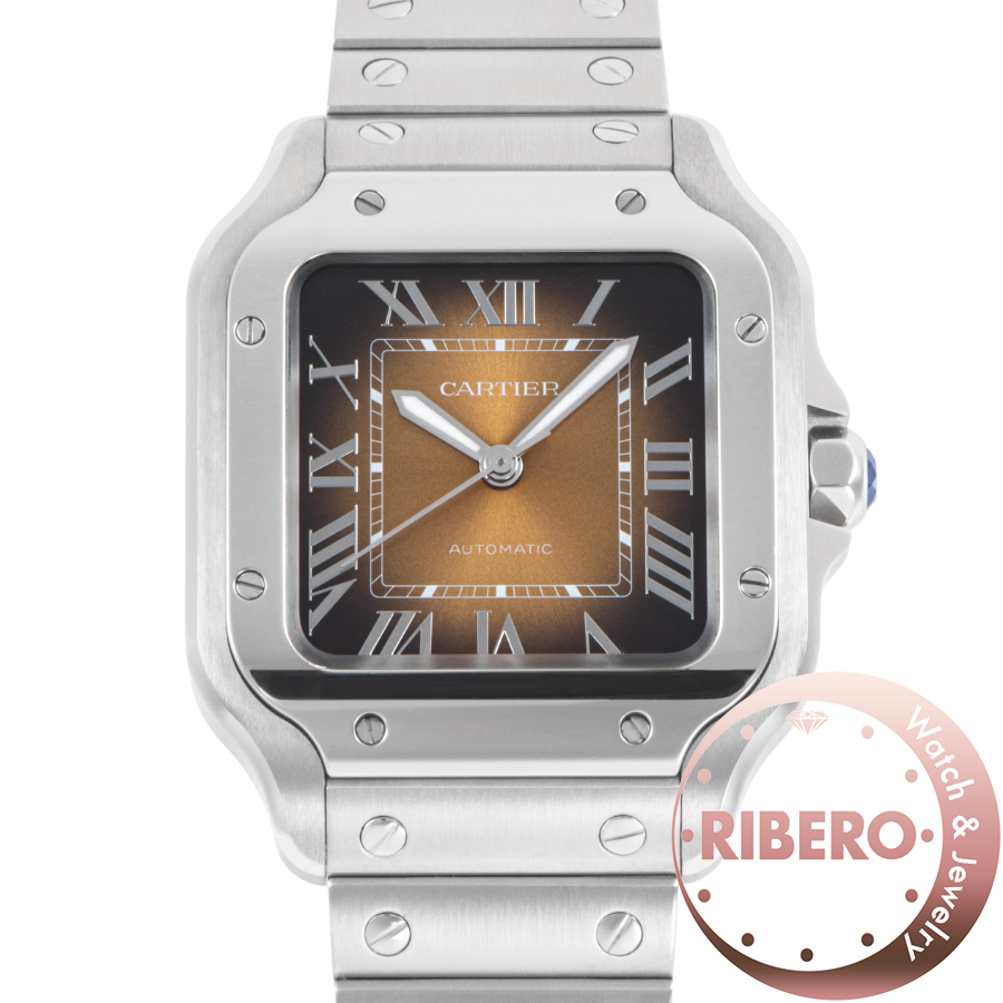 カルティエ サントス ドゥ カルティエ ウォッチMM WSSA0065 ブラウングラデーション 2024年新作モデル