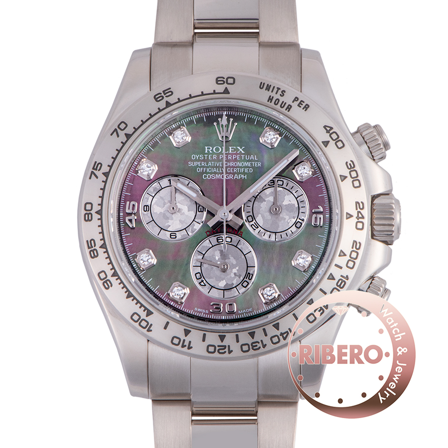 ロレックス 116509NG ランダム番 ブラックシェル 8Pダイヤ