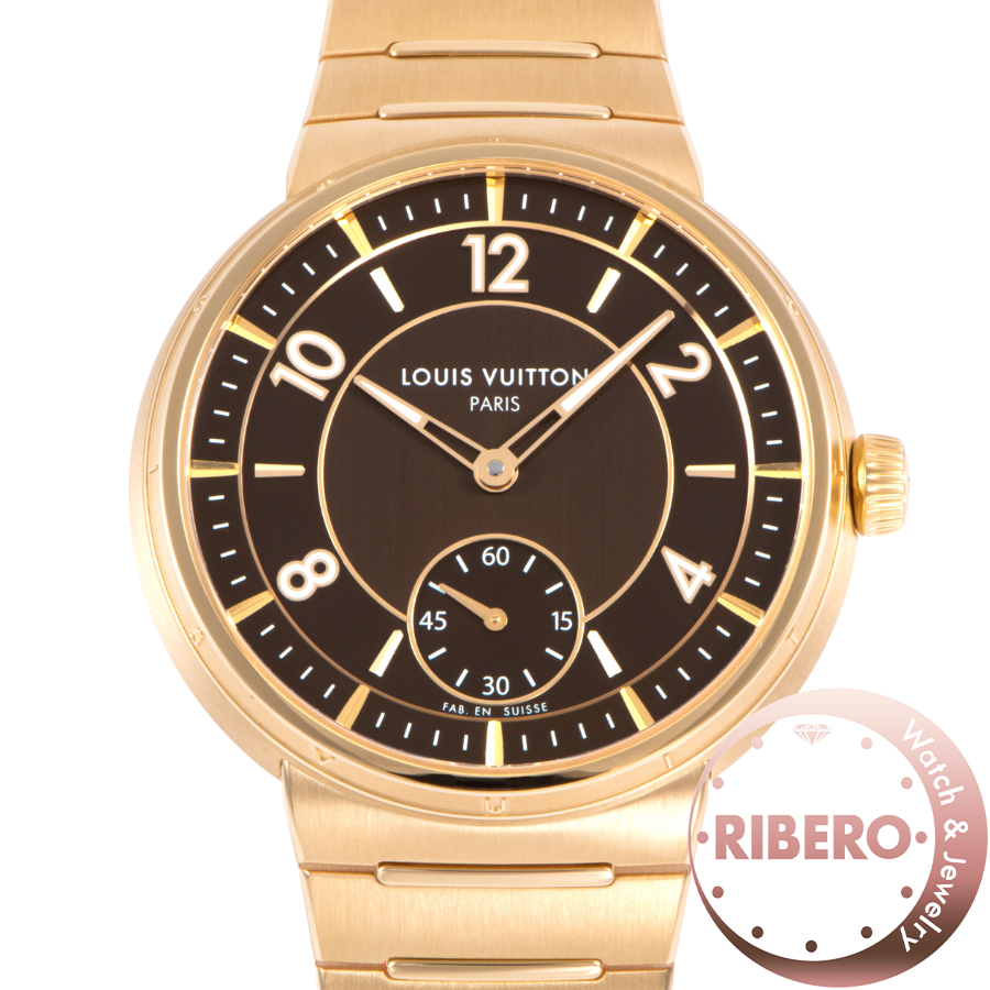 ルイ・ヴィトン タンブール オトマティック ローズゴールド W1PG10