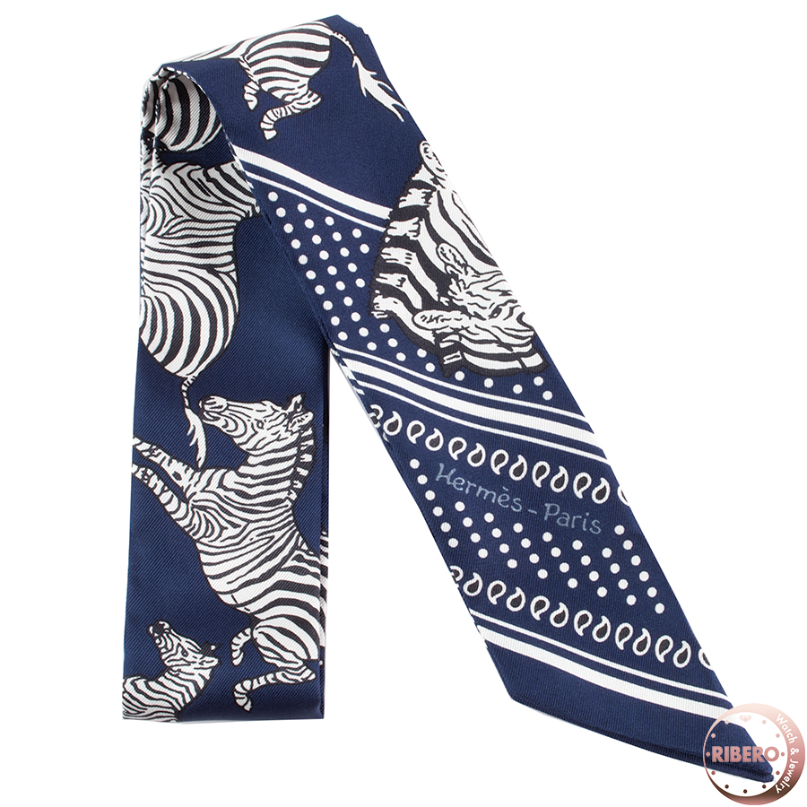 エルメス Les Zebres Bandana ゼブラ バンダナ ツイリー
