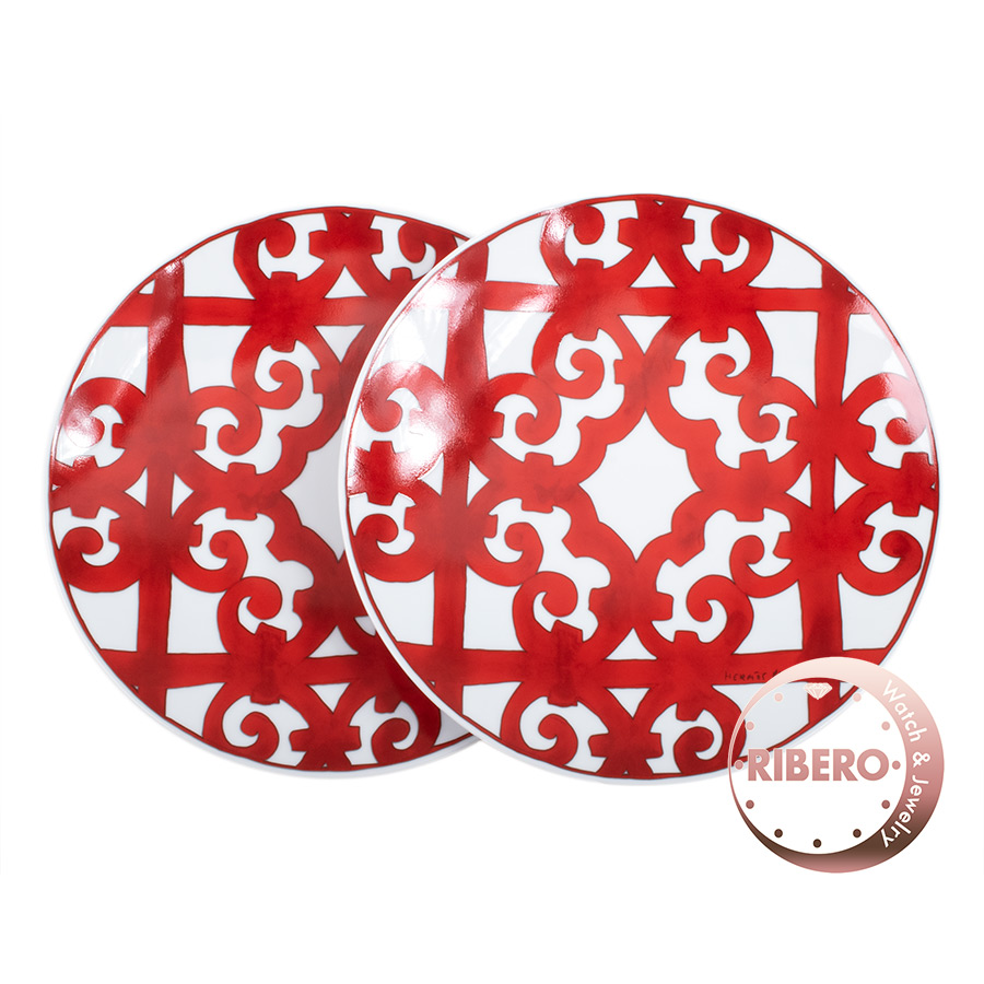 エルメス ラウンドプレート GUADALQUIVIR/ガダルキヴィール ペアセット