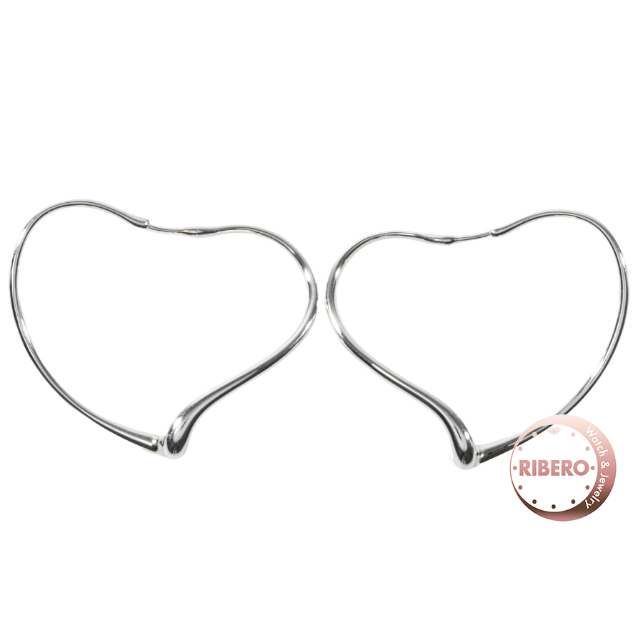 ティファニー オープンハート フープ ピアス