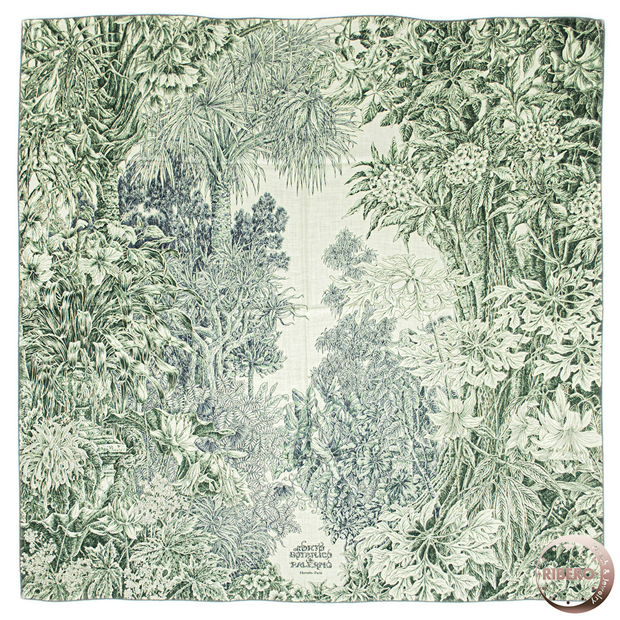 エルメス カレジェアン All'Orto Botanico di Palermo パレルモの植物園にて スカーフ