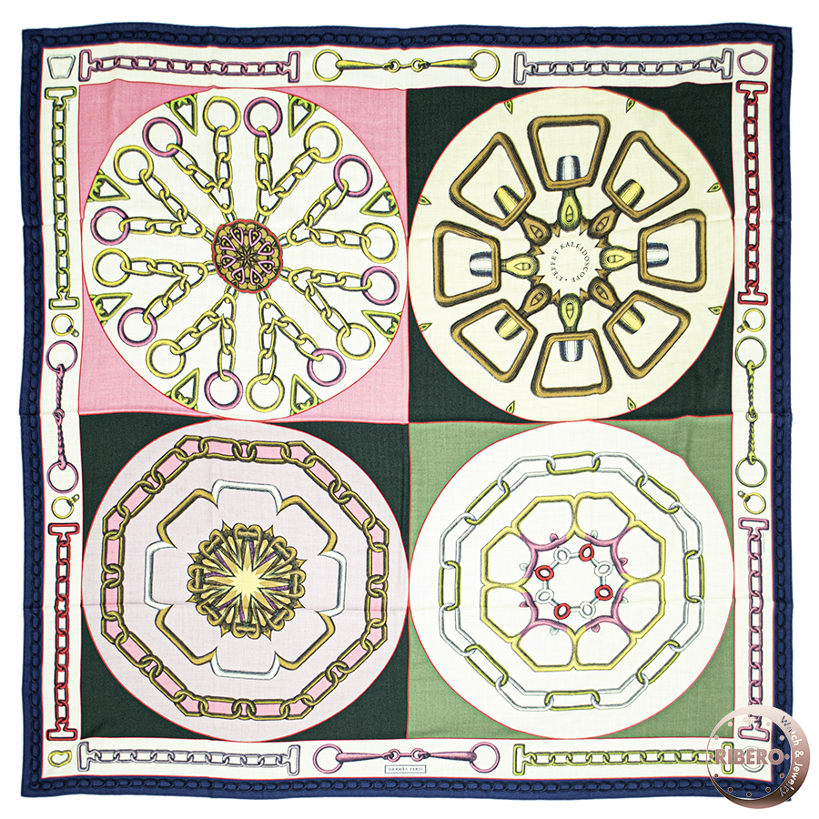 エルメス カレジェアン Effet Kaleidoscope カレイドスコープ エフェクト スカーフ