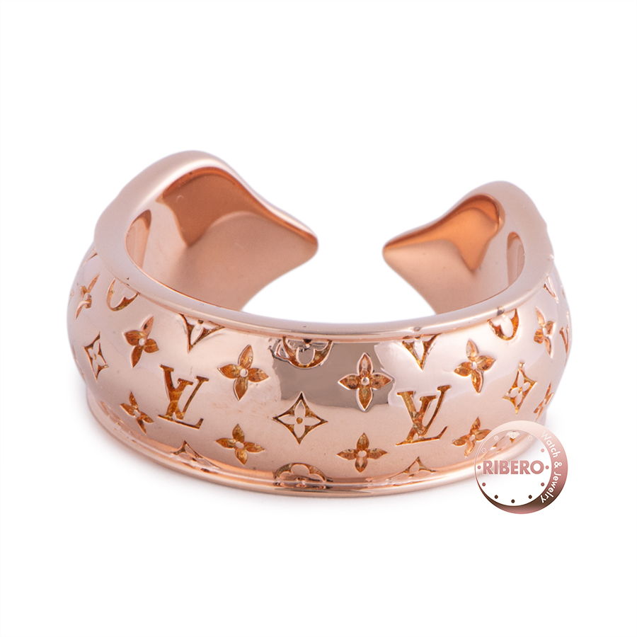 ルイ・ヴィトン バーグナノグラム リング 指輪 15号