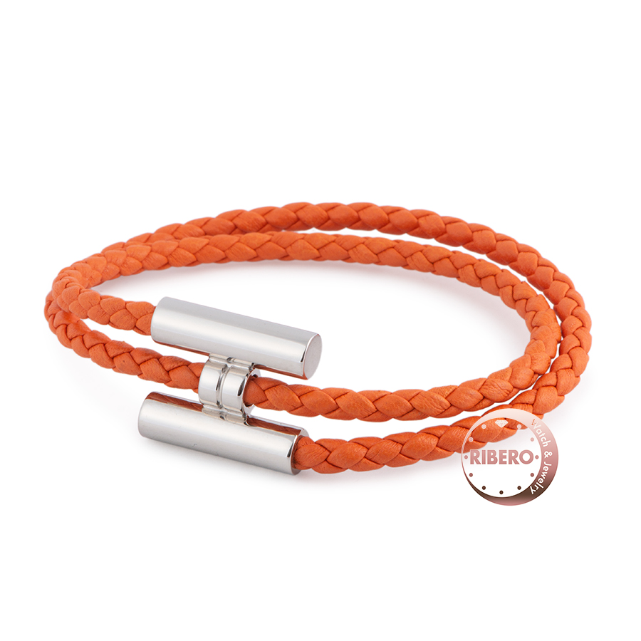 エルメス レザーブレスレット トゥルニ トレッセ ブレスレット