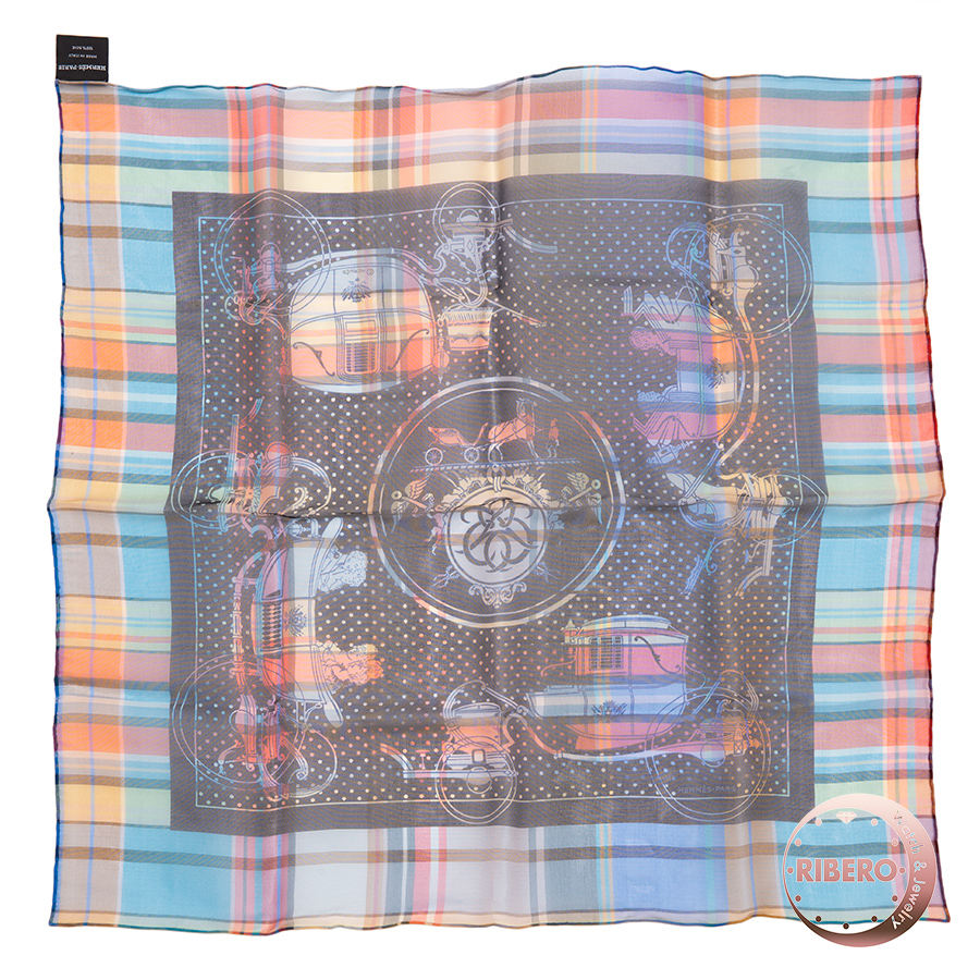 エルメス Madras Ex-Libris bandana  マドラス エクスリブリス バンダナ スカーフ