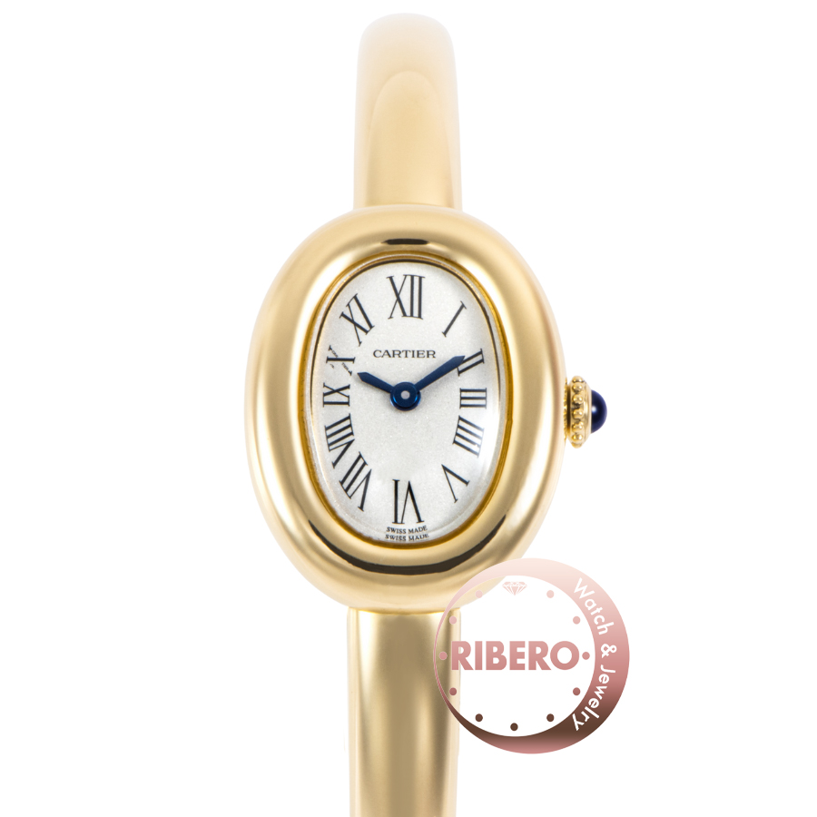 カルティエ ミニ ベニュワール バングルウォッチ WGBA0021