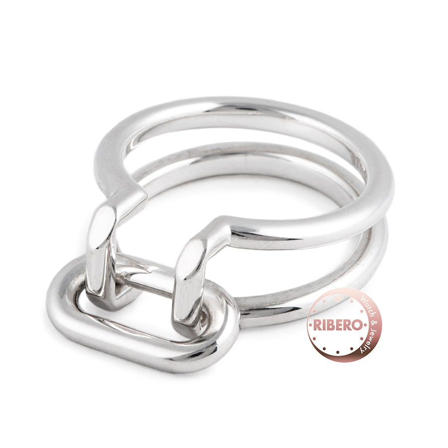 ティファニー ハードウェア 2ロウ リング 10号