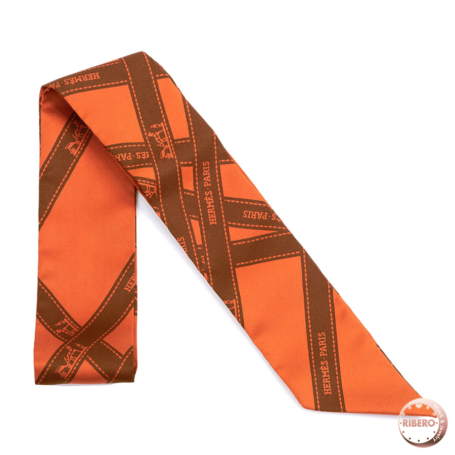 エルメス ツイリー ボルデュック リボン柄