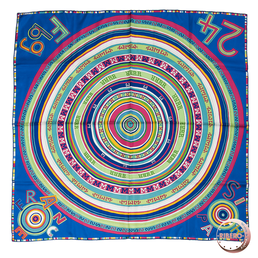 エルメス カレ90 TOHU BOHU トユボユ(混沌) スカーフ