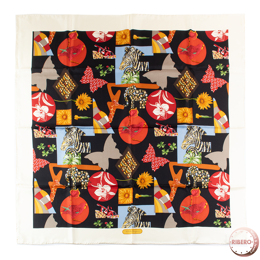 サルヴァトーレフェラガモ シルク 