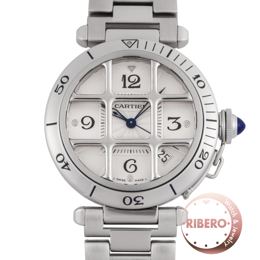 カルティエ パシャグリッド38ｍｍ W3104055