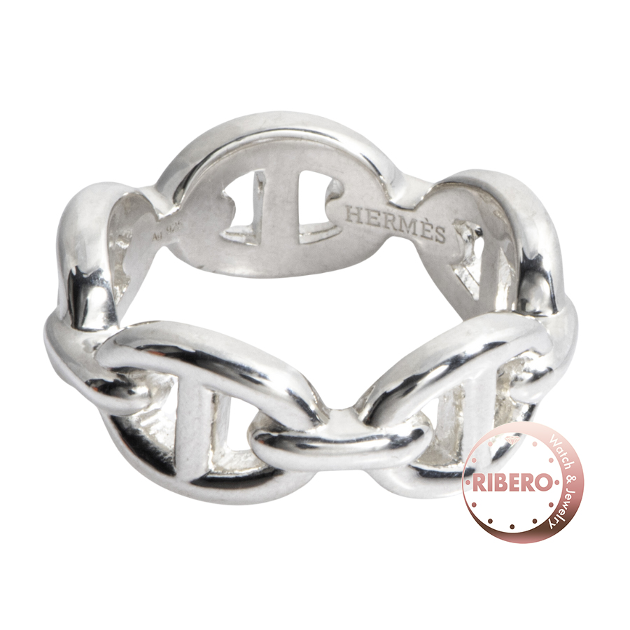 エルメス アンシェネ PM リング シェーヌダンクル 10号