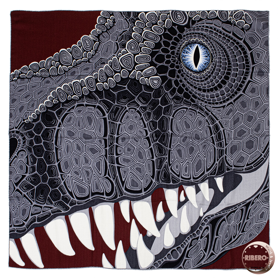 エルメス カレ100 Aaaaargh! 恐ろしいトカゲ スカーフ