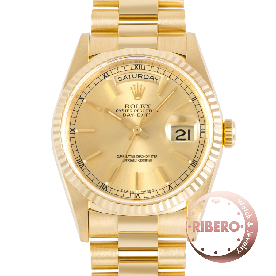 ロレックス デイデイト 18238 W番 Tritium