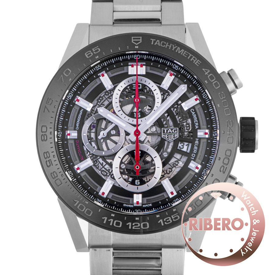 タグホイヤー カレラ キャリバー ホイヤー01 クロノグラフ CAR2A1W.BA0703