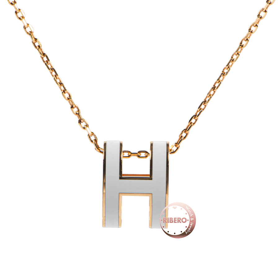 エルメス ポップH（アッシュ） ネックレス POP H
