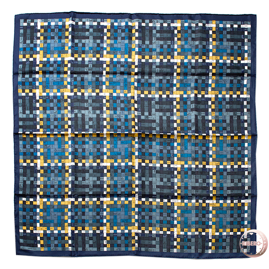 エルメス カレ90 Bolduc au Carre ボルデュックチェック スカーフ