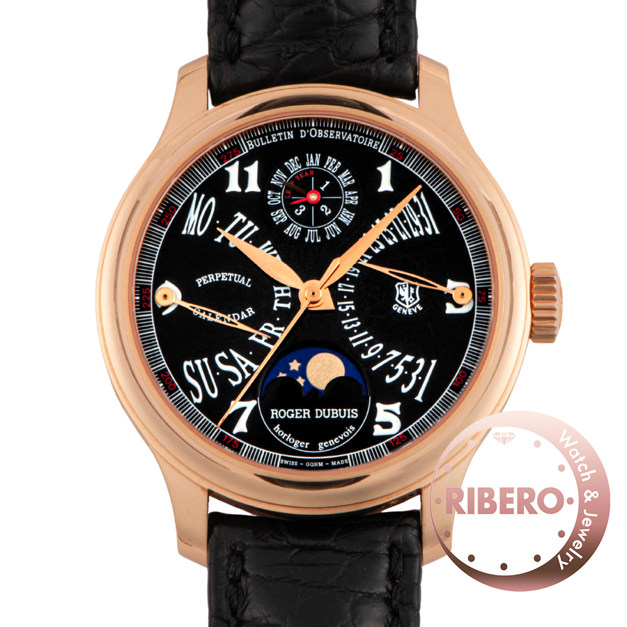ロジェ・デュブイ ロジェ デュブイ オマージュ バイレトログラード 永久カレンダー H37.5772 9.8