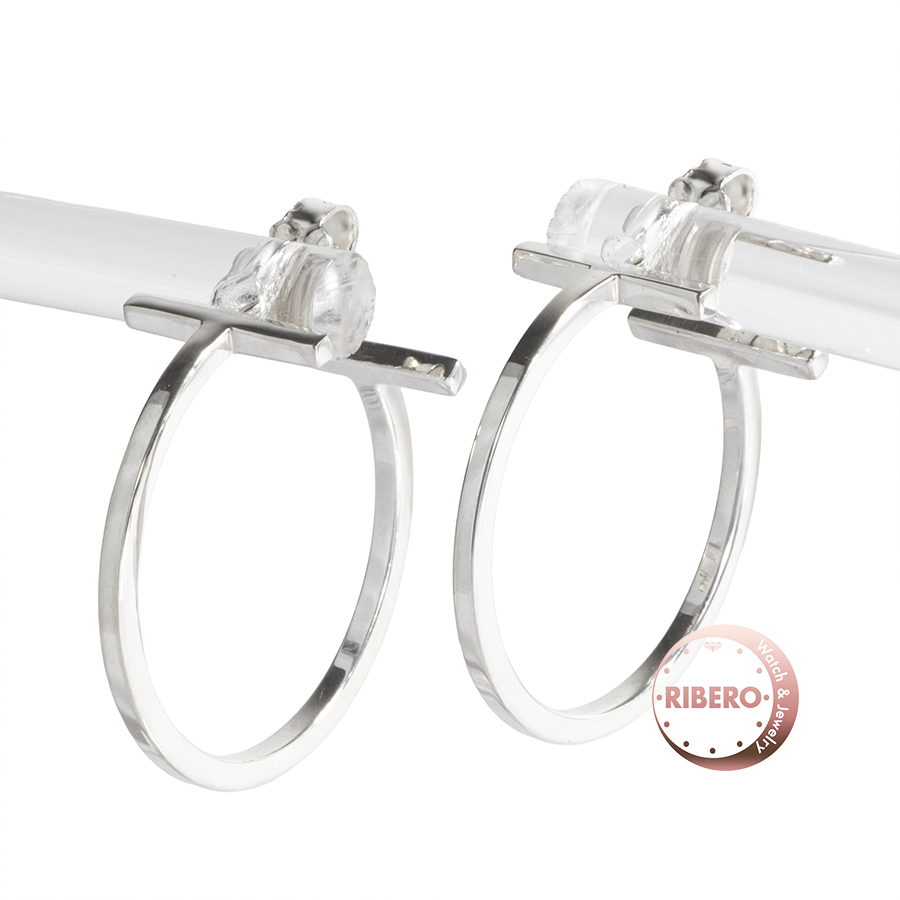 ティファニー ティファニーT ワイヤー フープ ピアス