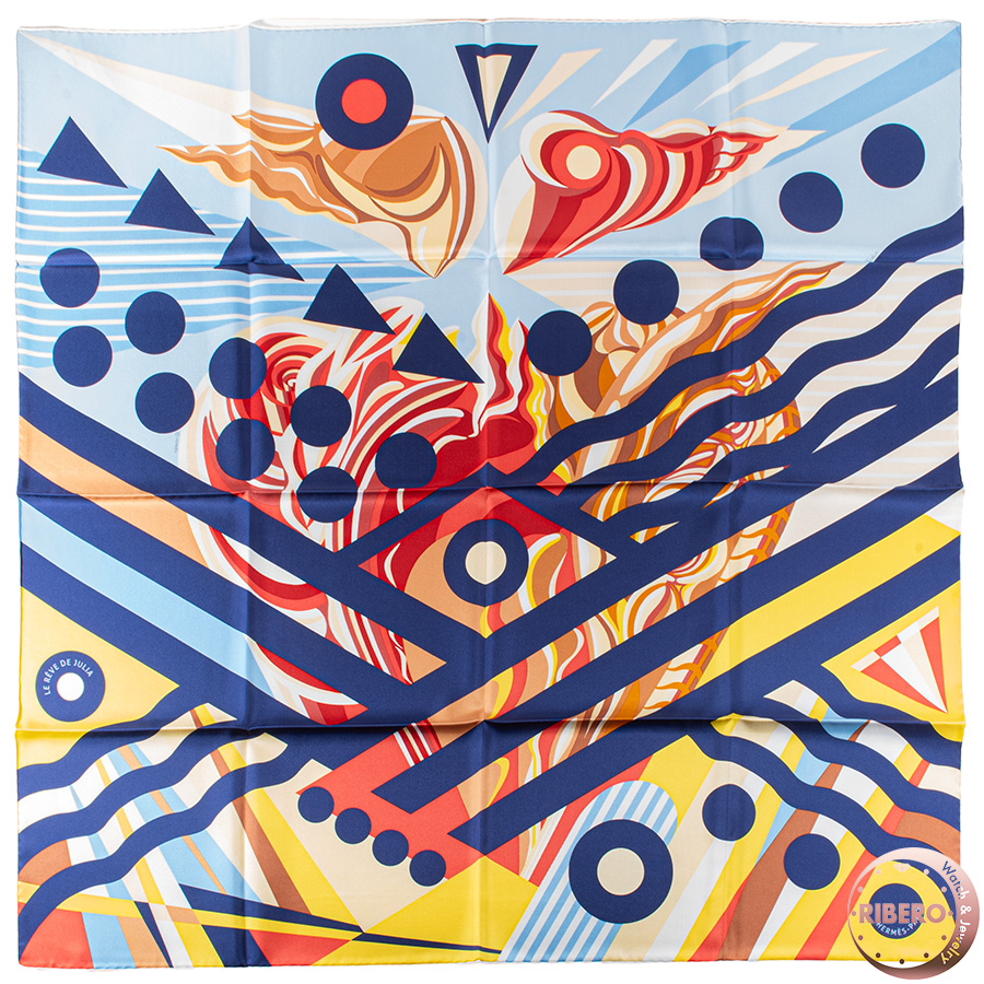 エルメス カレ90 Le Reve de Julia ジュリアの夢 ソルド品 スカーフ