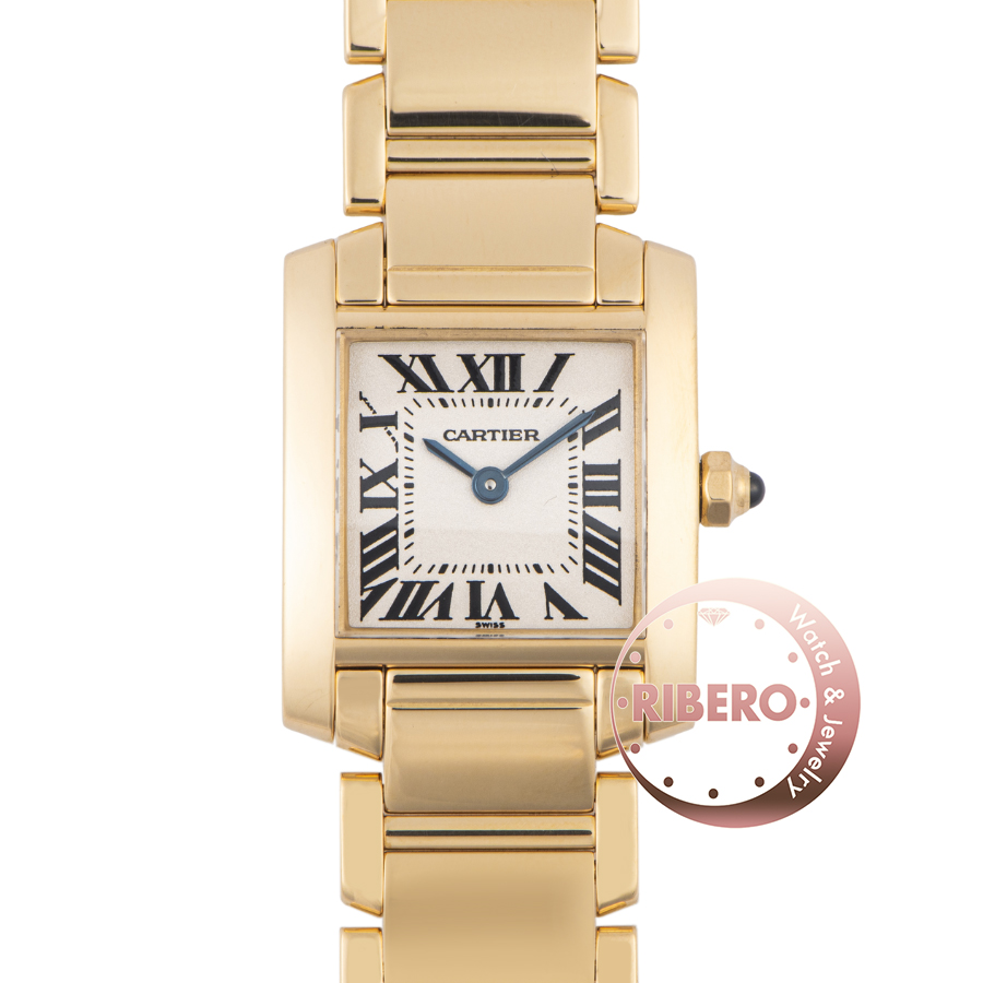 カルティエ タンクフランセーズ W50002N2 K18YG
