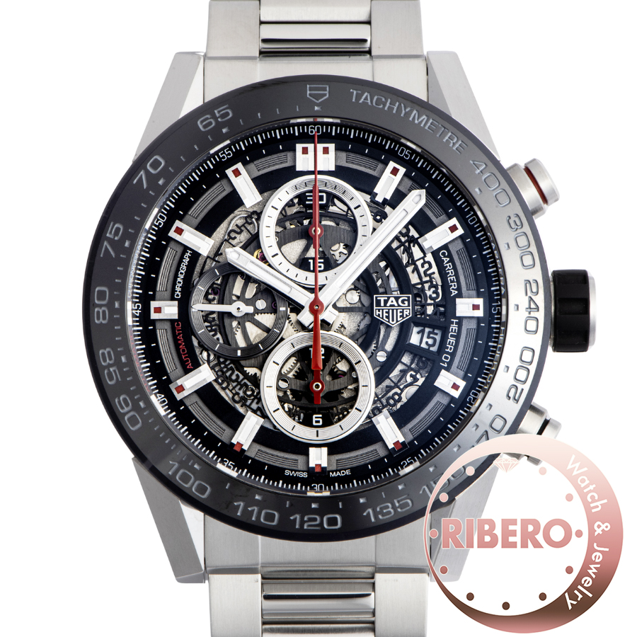 タグホイヤー カレラ キャリバー ホイヤー01 クロノグラフ CAR2A1W.BA0703