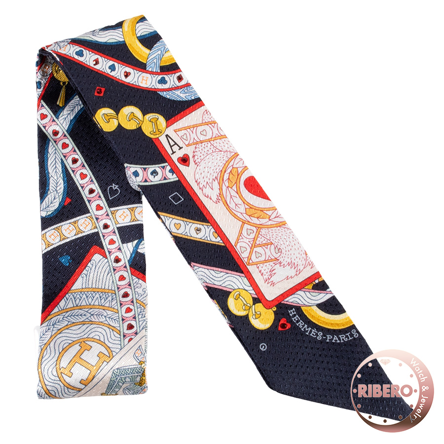 エルメス ツイリー Pique Dame de Coeur