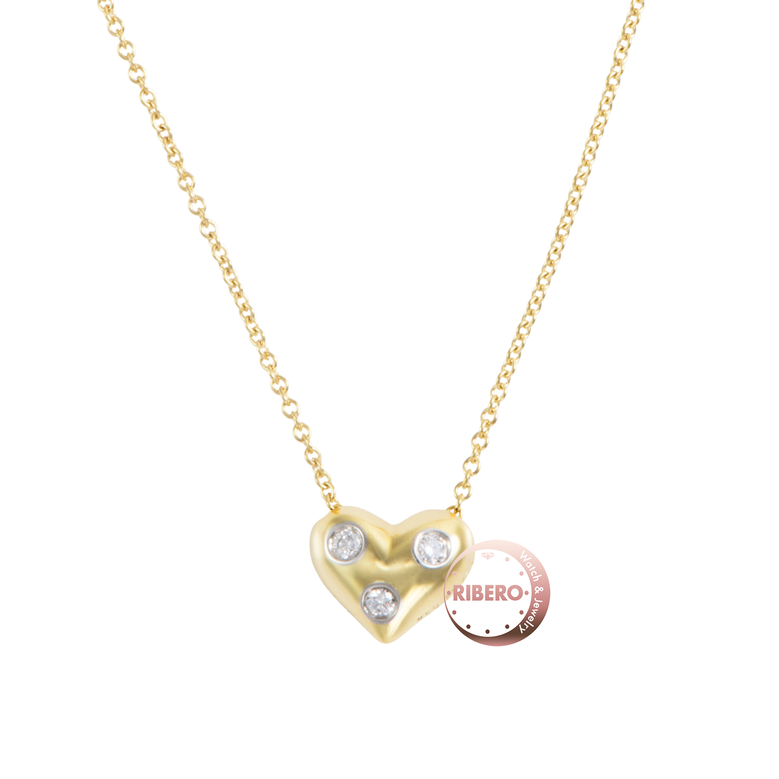 ティファニー ドッツ ハート ネックレス