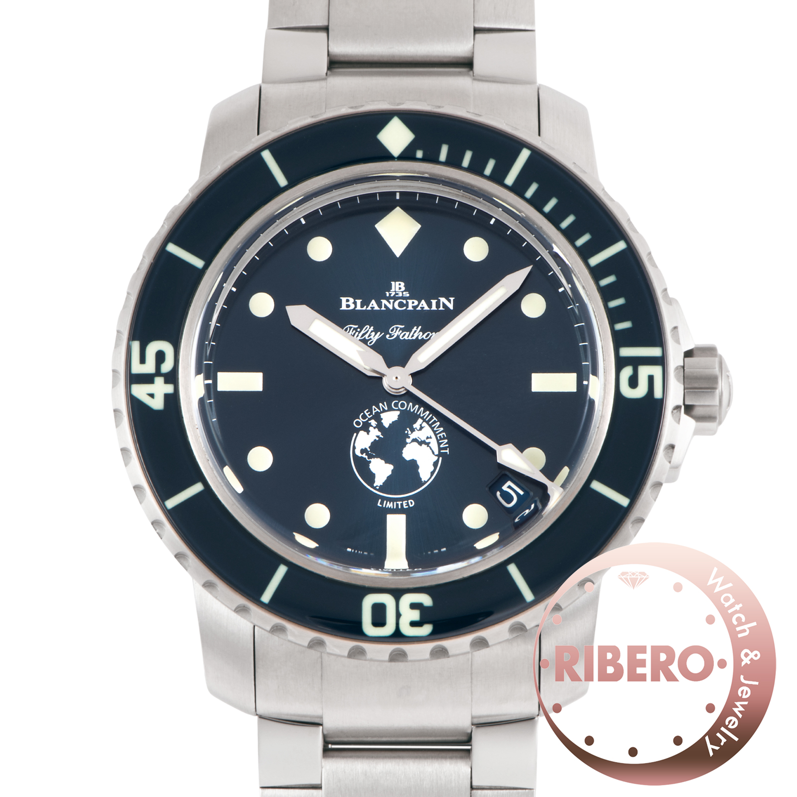 ブランパン フィフティファゾムス III オーシャン コミットメント 5008-11B40-NAOA 世界250本限定