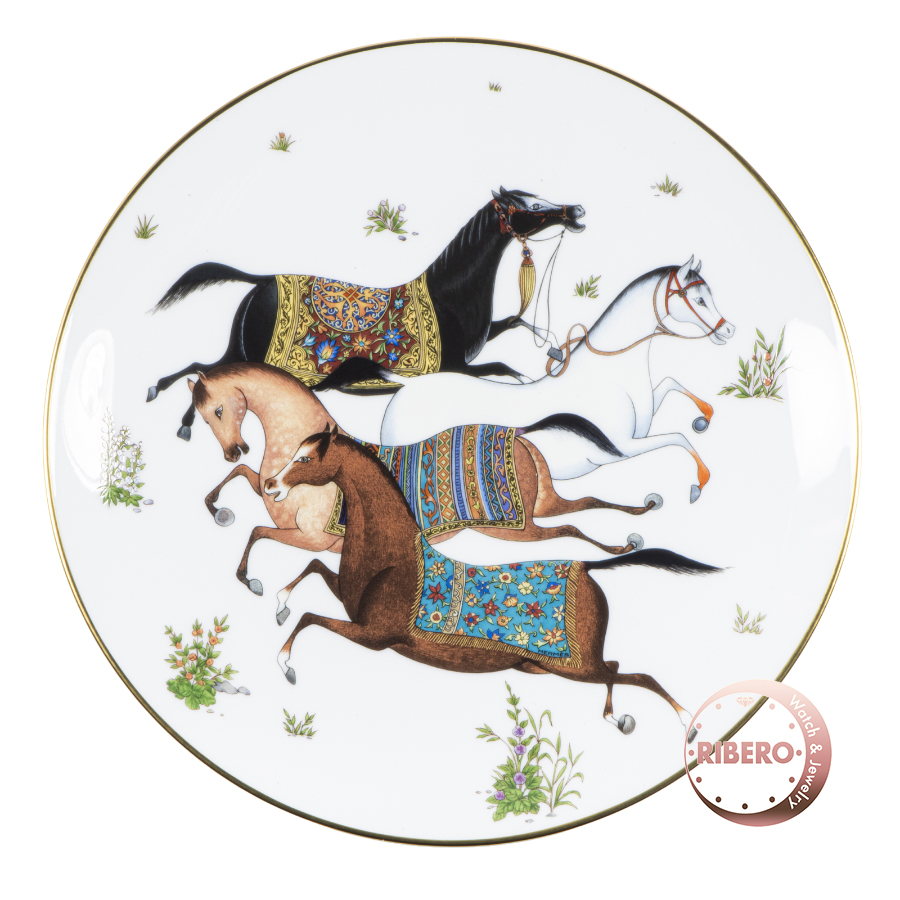 エルメス シュヴァルドリアン デザートプレート 21cm