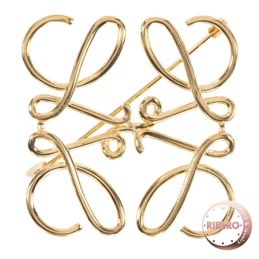 ロエベ アナグラム ブローチ