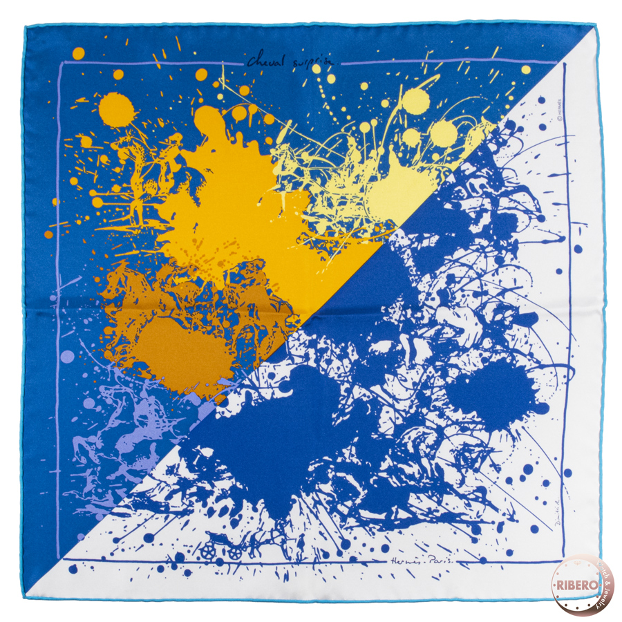 エルメス ガヴロッシュ Cheval Surprise Remix 思いがけない馬 リミックス スカーフ