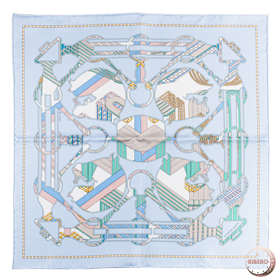 エルメス ガヴロッシュ Tatersale en Zigzag タッタソール・ジグザグ スカーフ