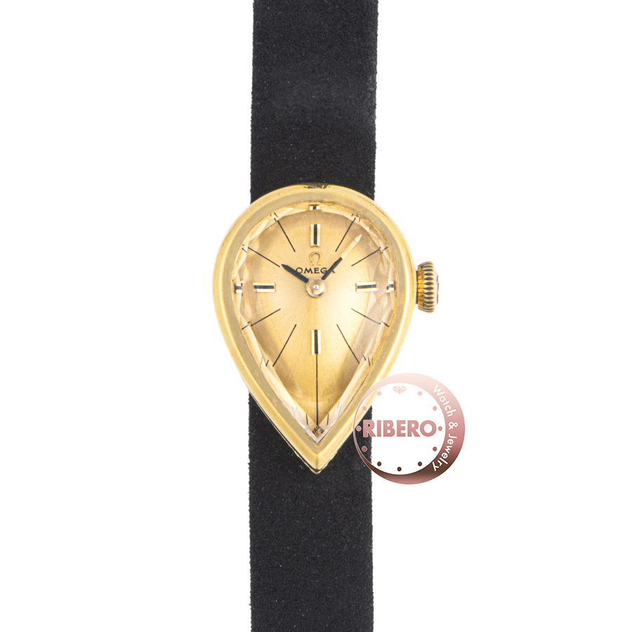 オメガ カットガラス ティアドロップケース