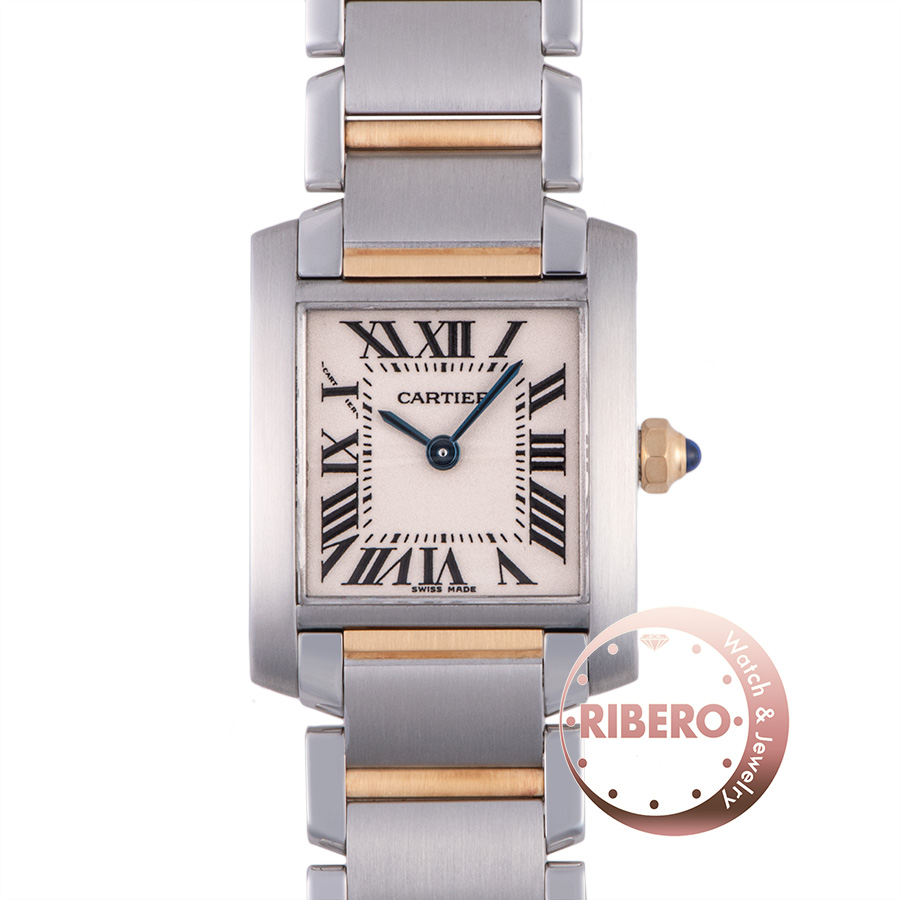カルティエ タンクフランセーズSM W51007Q4 SS/YG