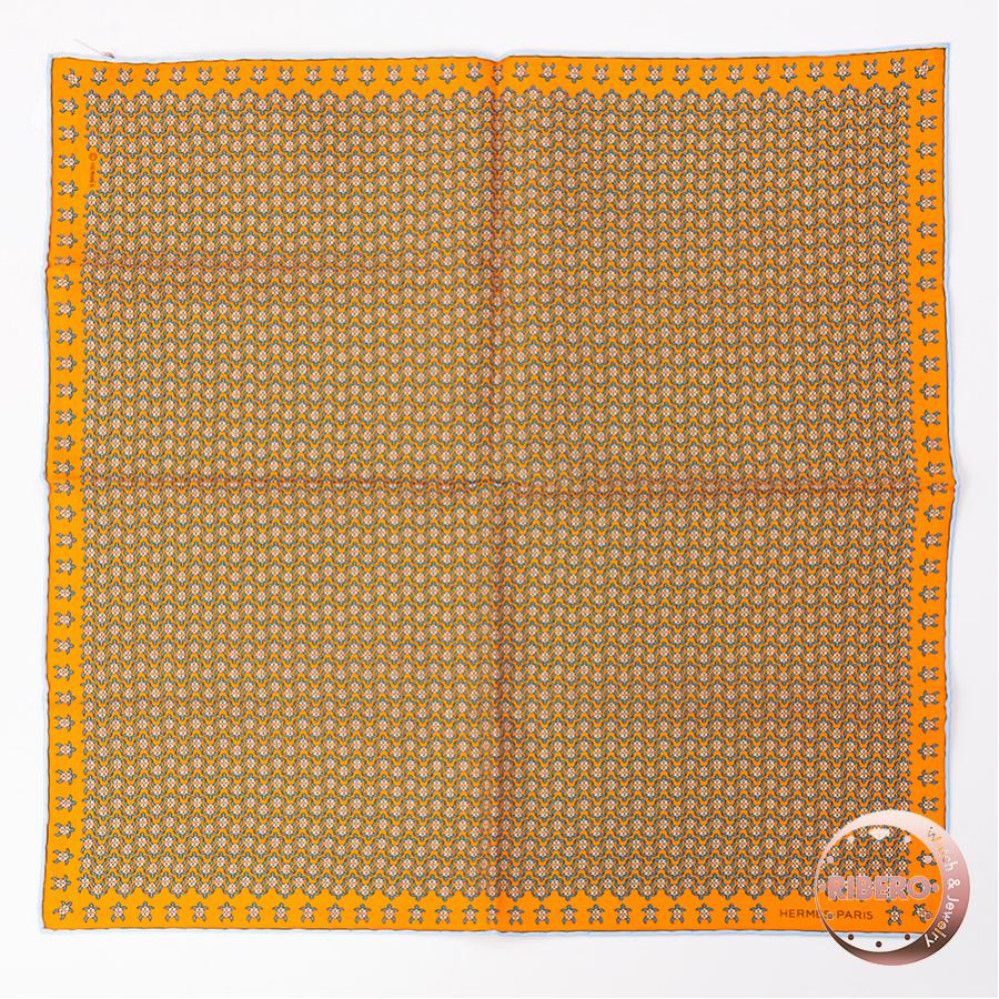 エルメス カレ45 Tortue24(トルチュ24) スカーフ