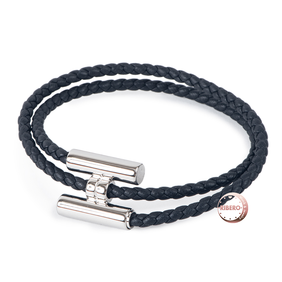 エルメス レザーブレスレット トゥルニ トレッセ ブレスレット