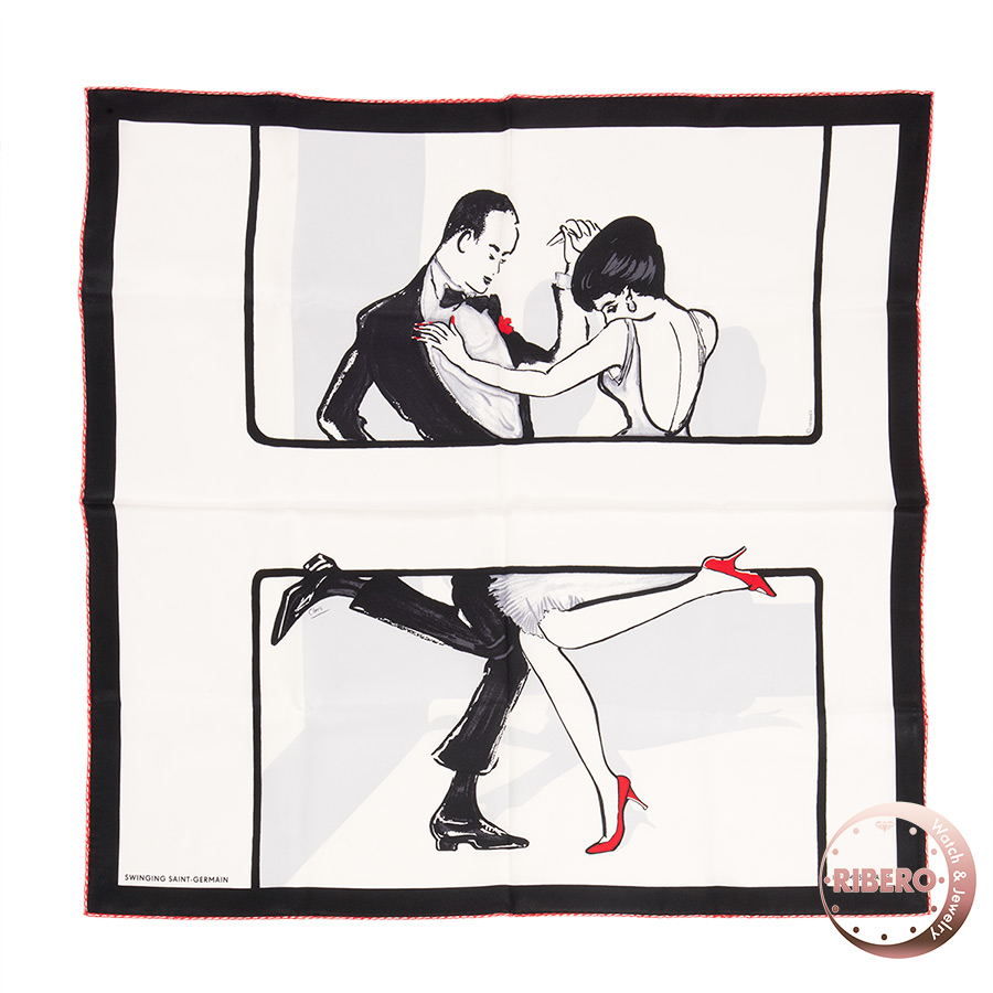 エルメス カレ70 Swinging Saint-Germain スウィンギング・サンジェルマン スカーフ