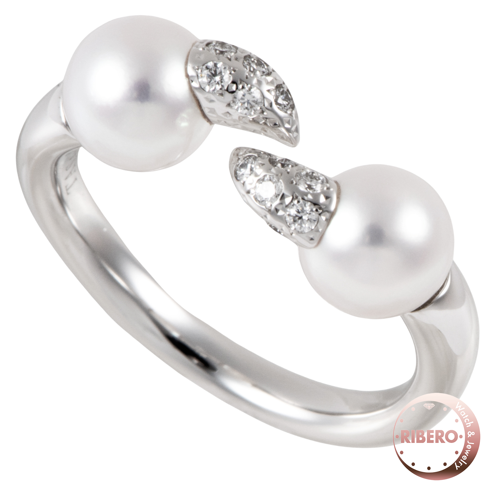 タサキ デインジャー ファング ダイヤモンド パヴェ リング 11号